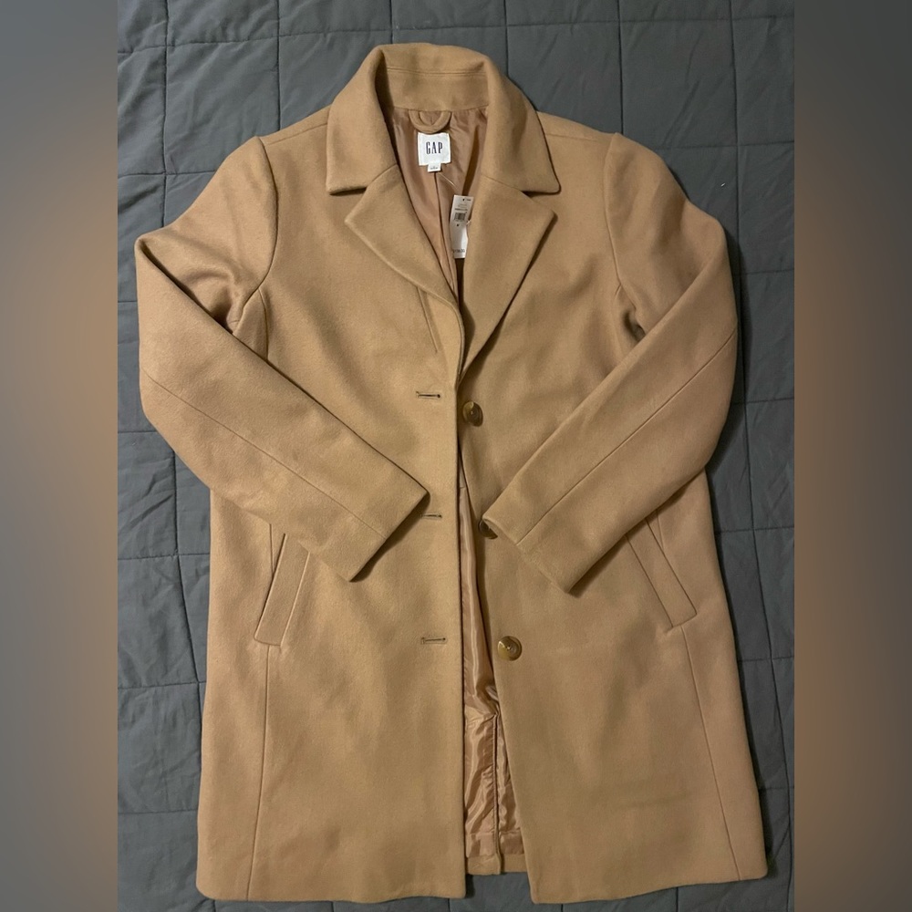 NWT Gap Factory Long Topcoat Women’s size Medium